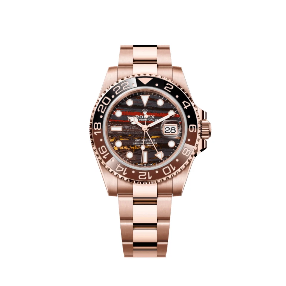 Rolex GMT-Master II 126715CHNR oro rosa tigre esfera de hierro Oyster (2025) Foto 1 de 1