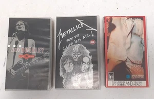 Vintage Musik VHS Lot: Jeff Buckley, Metallica, Talking Heads - Sammlerstück Set - Bild 1 von 9