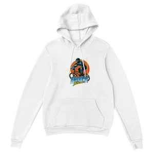 Sudadera con capucha retro al atardecer BMX deportes extremos - Imagen 1 de 2
