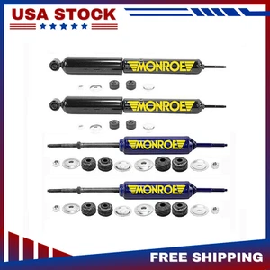 For 1988 Plymouth Caravelle 2.2L RWD 4x Monroe Shock Absorber Front Rear - Picture 1 of 3
