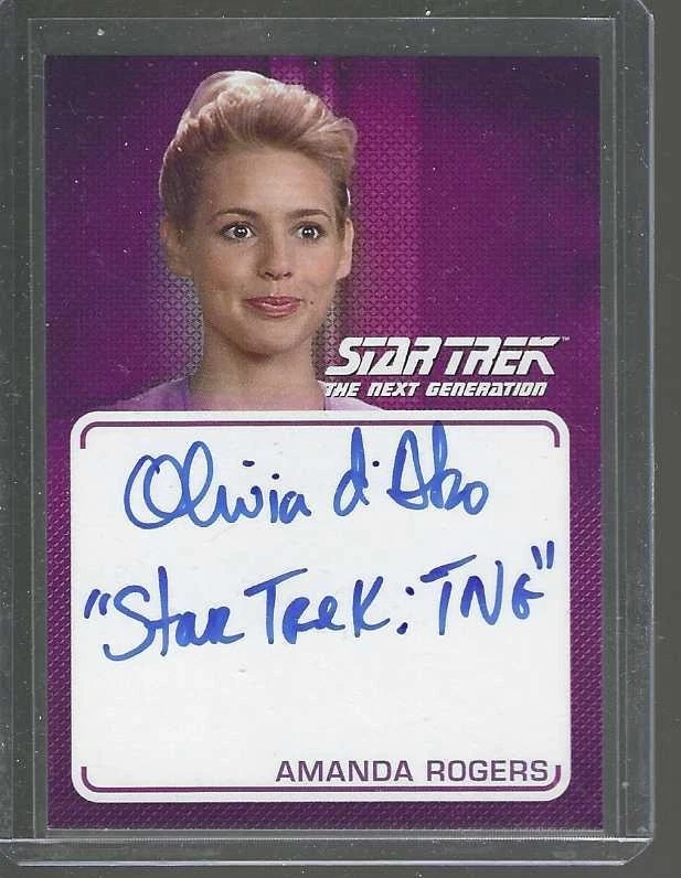 Star Trek TNG Archives & Inscriptions Olivia D´Abo autograph A30 #1 - Bild 1 von 1
