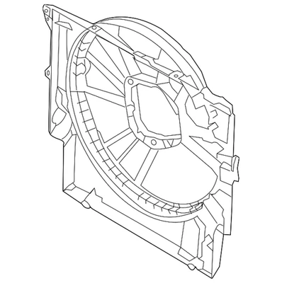 Cubierta de ventilador original BMW 67-32-7-850-474 Foto 1 de 2