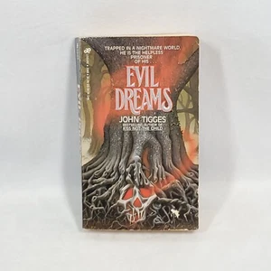 Evil Dreams by John Tigges 1986 Vtg Horror Paperback 1980s Nightmares Softcover - Picture 1 of 7