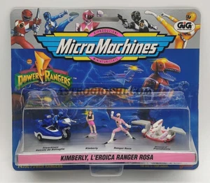 MICROMACHINES POWER RANGERS KIMBERLY PINK GALOOB GIG VINTAGE 1994 NEW IN BOX - Picture 1 of 6