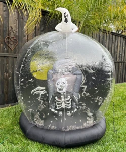 VTG Gemmy Whirlwind Airblown Inflatable Graveyard Zombie Halloween Flying Bats - Picture 1 of 14