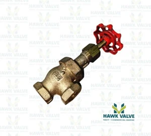 3/8" Bronze 150 SWP / 300 WOG Threaded Angle Valve - MILWAUKEE Fig. 595 - Picture 1 of 6
