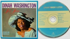 Dinah Washington - CD Album  (Mini LP Style Card Case) - In Love