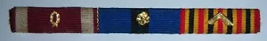 BELGA - barra de cinta de 3 lugares. Con 2 mini medallas. - Imagen 1 de 4