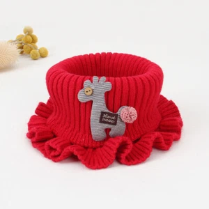 Winter Neck Warmer for Kids Children Boy Girl Woolen Knitted Warm Crochet Scarf. - Picture 1 of 30