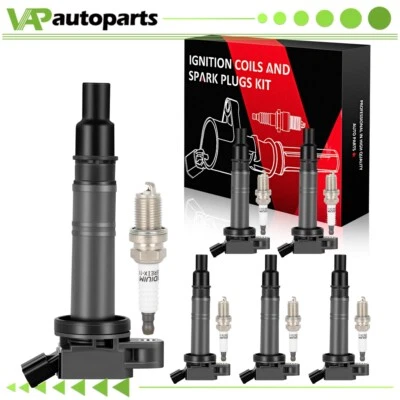 6 para 05 06 07 08 09 2010-2014 Toyota Tundra 4,0 L V6 bobina de encendido y bujía Foto 1 de 4