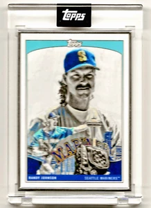 2022 Topps X Lauren Taylor #31 Randy Johnson (Artist Proof) 15/20 MARINERS - Picture 1 of 2