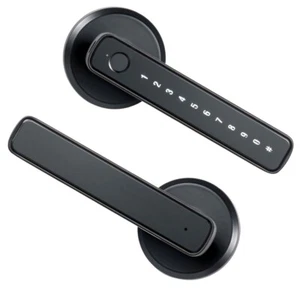 Door handle door handle smart wireless WiFi Bluetooth fingerprint + APP Tuya Smartlife - Picture 1 of 10