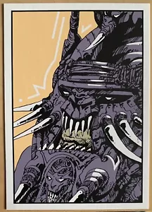 Druillet - "Retours" Superbe Sérigraphie format carte postale (10,5x15cm) -29/32 - Bild 1 von 1