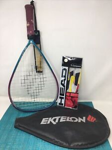 Vintage Ektelon Integra Graphite Racquetball Racquet W Xl Right Glove