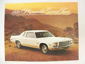 1976 Plymouth Gran Fury Brougham vagoni personalizzati concessionario auto brochure vendita - Foto 1 di 8