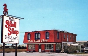 Fenwick Island Delaware Ruth's Shell Shop Postcard - Picture 1 of 2