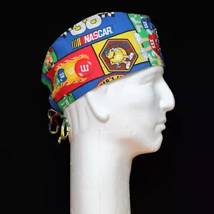 M&M Nascar Theme Scrub Hat - Picture 1 of 1
