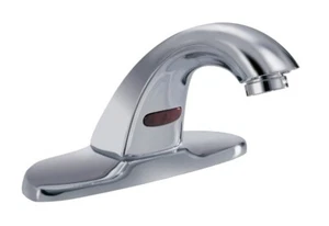 Delta 591LF, Commercial H2Optics Bathroom Faucet without Grid Strainer in Chrome - Picture 1 of 8
