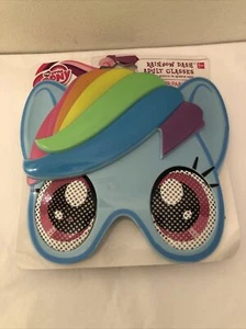 Hasbro My Little Pony Rainbow Dash Adult Glasses Costume Cosplay Accessory -NEW! - Picture 1 of 7