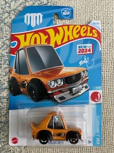 2024 HOT WHEELS J-IMPORTS MAD MIKE CARTOONED MAZDA RX-3 - Picture 1 of 2