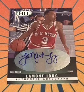 2000-01 Sage Hit - Authentic Autograph - #A20 - Lamont Long (RC) - Picture 1 of 2