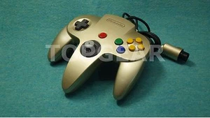 Nintendo Official Nintendo64 / N64 Controller Pad Gold Nintendo64 / TESTED - Picture 1 of 2