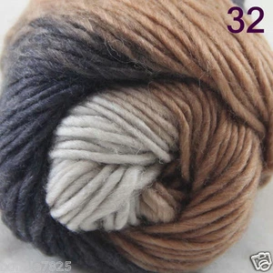 Sale 1SkeinsX 50gr NEW Hand Knitting Yarn Chunky Colorful Wool Scarves Shawls 32 - Picture 1 of 4