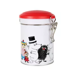 Caja redonda de lata de té de personajes Moomin - Imagen 1 de 1
