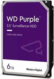 Western Digital WD Purple 6TB SATA III 3.5" Internal HDD (WD63PURZ)