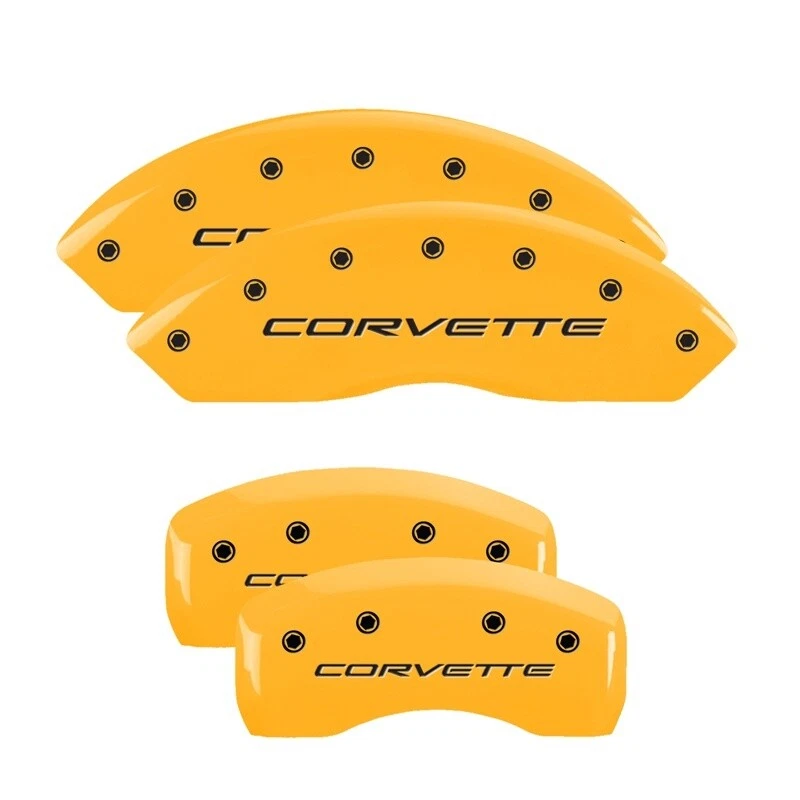 Cubiertas de pinza MGP 13007SCV5YL para Chevrolet Corvette 1997-2004 (C5): amarillas Foto 1 de 1