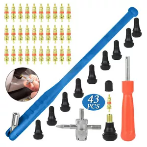 43pcs Car Tyre Valve Stem installation Puller Base Repair Installer Remover Tire - Picture 1 of 9