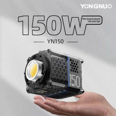 YONGNUO YN150S 150W Mini Pocket Led Video Light 2700K-6500K Bi-Color Photo Light - Image 1 of 4