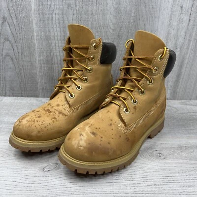 Botas impermeables Timberland 6 pulgadas 10361 trigo nobuck trigo para mujer talla 7,5 EE. UU. Foto 1 de 4