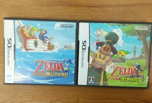 Nintendo DS The Legend of Zelda Phantom Hourglass & Spirit Tracks set Japan NDS - Picture 1 of 3