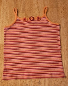 Vintage Gymboree La Playa Girls Tank Top Large 5 - Picture 1 of 3