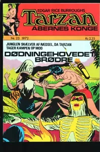 Tarzan Abernes Konge #23 1972-Weird Jungle menace cover-ERB Inc. file copy-Da... - Picture 1 of 2