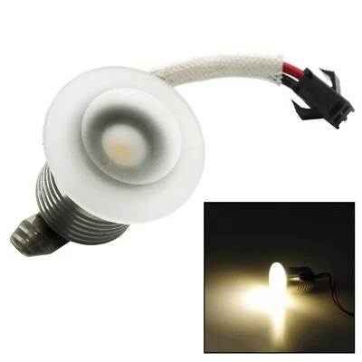 Mini faretto LED vetro 3W segnapassi punto luce vetrato luci incasso scale 230V - Immagine 1 di 4