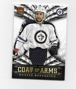 2013-14 Crown Royale Coat of Arms Materials #CADBY Dustin Byfuglien WINNIPEG   - Picture 1 of 2