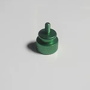 Computer PC Gehäuse M3 7mm Aluminium Rändelschrauben Hand Twist 12 Stück grün - Bild 1 von 2