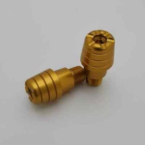 Stabilizzatori Contrappesi Bilancieri Manubrio Oro Yamaha FZS Fazer 1000 2002-05 - Foto 1 di 1