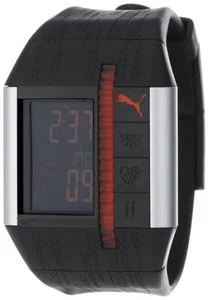 PUMA Men's PU910501001 Cardiac Metallic Black Heart Rate Monitor Watch - Picture 1 of 1