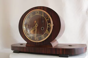 Reloj de mesa Art Deco varias maderas modelo raro - Imagen 1 de 10