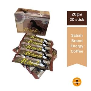 Mejora sexual marca Miracle Coffee Sabah para hombres y mujeres 20 sobres x 20 g - Imagen 1 de 3
