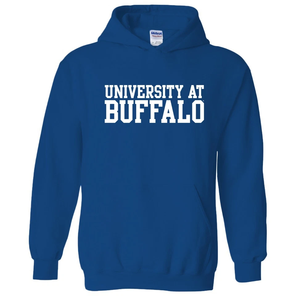 University at Buffalo Bulls Basic Block Licensed Hooded Sweatshirt - Royal - Image 1 of 4