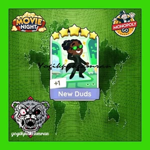 NEW DUDS - Mono_poly_Go! 5 Star Sticker - Movie Night Album - Fast Delivery - Picture 1 of 1