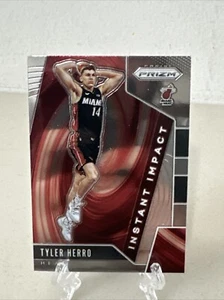 2019-20 Panini Prizm TYLER HERRO Silver Instant Impact Prizm Card # 1 MAMI HEAT - Photo 1/10