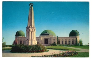 Postcard Griffith Observatory Los Angeles Planetarium Hollywood California - Picture 1 of 2