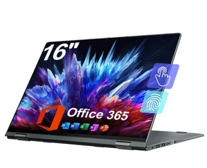“16in 2-in-1 Touchscreen Laptop Tablet PC 16GB RAM 640GB Storage 360° Flip” - Picture 1 of 11