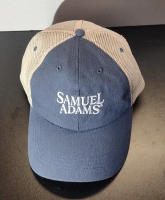 Samuel Adams Hat Cap Snapback Mesh Blue Adult Beer Drinking Bar Baseball - Image 1 of 4