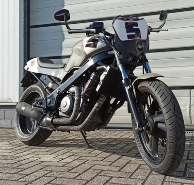 "FLATTRACKER"-UNIKAT,  HONDA NTV 650,  Custombike-Umbau mit TÜV,  nur 30 Tkm - Bild 1 von 4